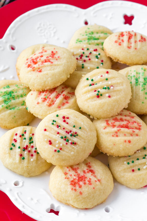 Whipped Shortbread Cookies Just So Tasty