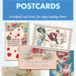 16 Free Vintage Valentine's Day Postcards