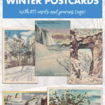 A Vintage Collection of Free Printable Winter Postcards