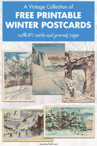A Vintage Collection of Free Printable Winter Postcards