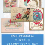 Free Printable Vintage Valentine's Day Postcard Collection