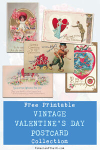 Free Printable Vintage Valentine's Day Postcard Collection