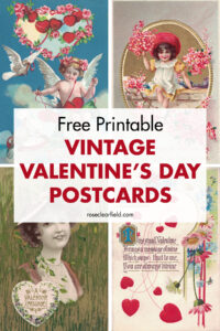 Free Printable Vintage Valentine's Day Postcards