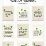 12 Free Irish Proverbs Wall Art Printables