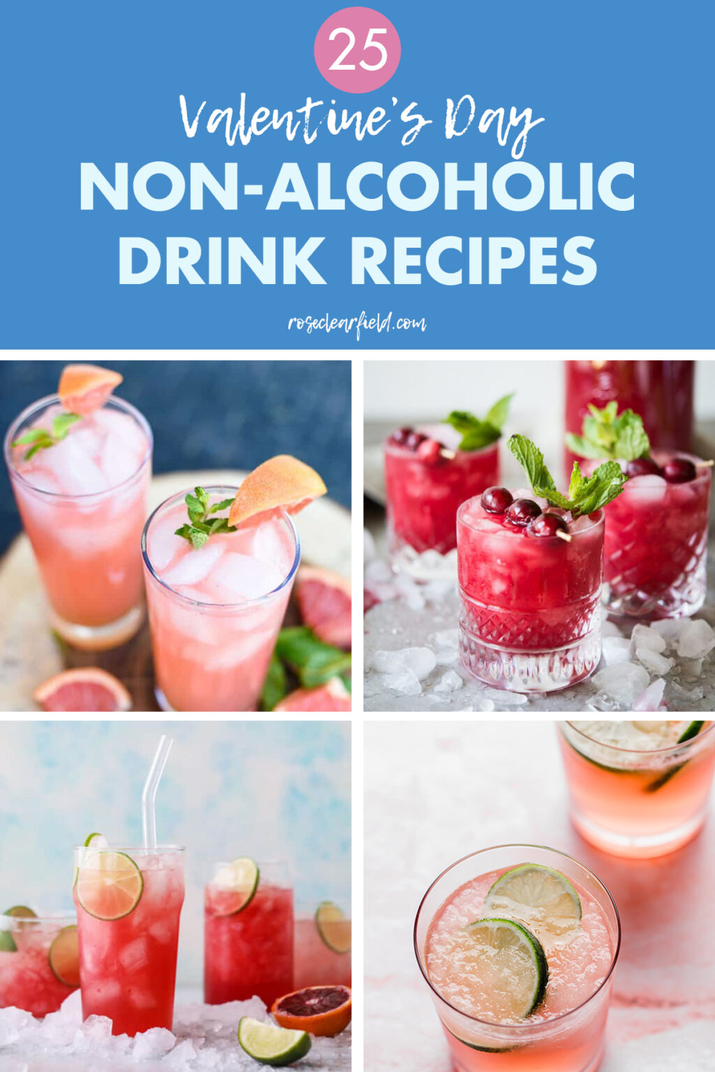 25 NonAlcoholic Drinks for Valentine’s Day Rose Clearfield