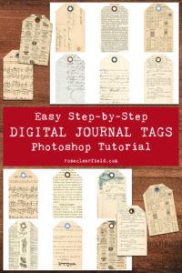 Easy Step-by-Step Digital Journal Tags Photoshop Tutorial