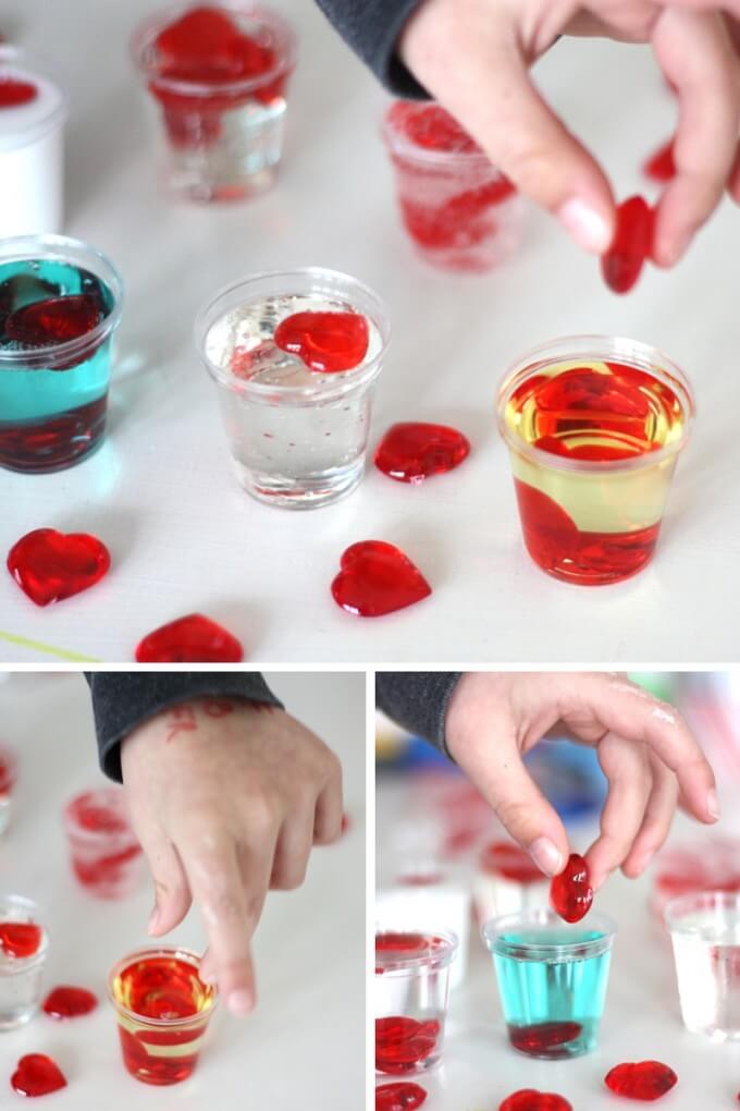 Experimenting With Viscosity Valentines Day Science Experiment Little Bins for Little Hands