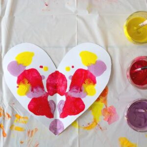 Heart Symmetry Painting The Artful Parent