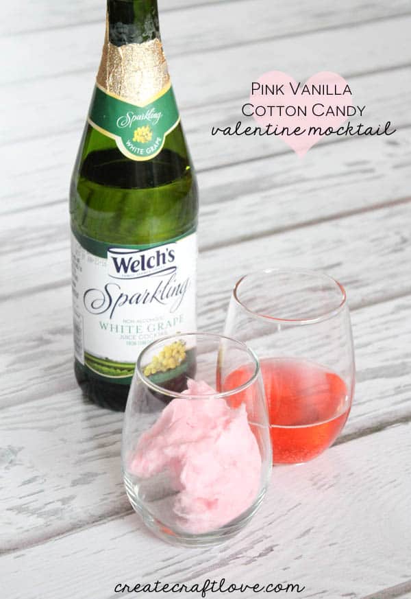 Pink Vanilla Cotton Candy Mocktail Create Craft Love