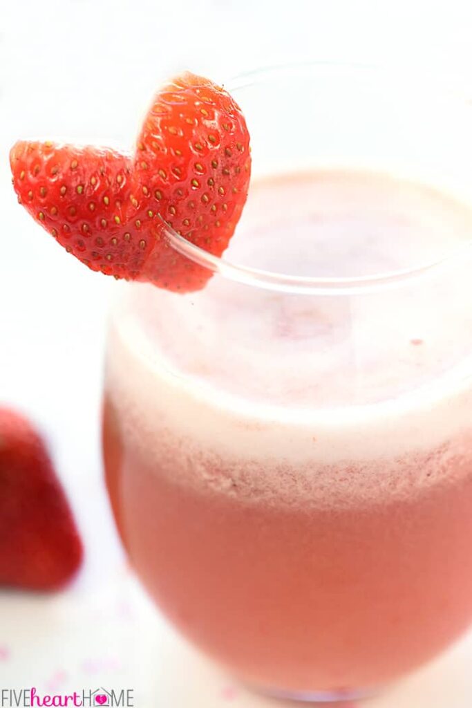 Sparkling Strawberry Floats Five Heart Home