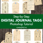 Step-by-Step Digital Journal Tags Photoshop Tutorial