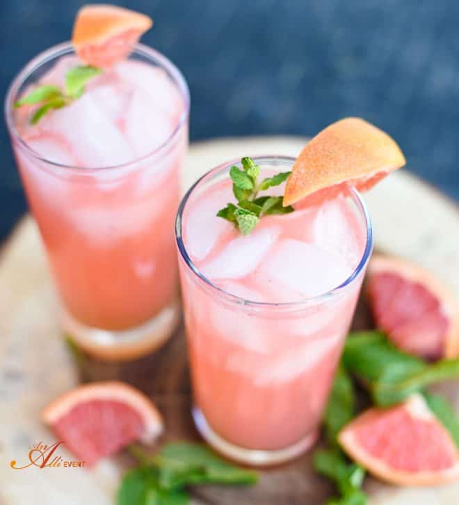 Virgin Pink Grapefruit Mojito An Alli Event