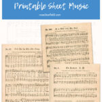 46 Free Vintage Gospel Hymns Printable Sheet Music