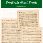 46 Free Vintage Gospel Hymns Printable Sheet Music