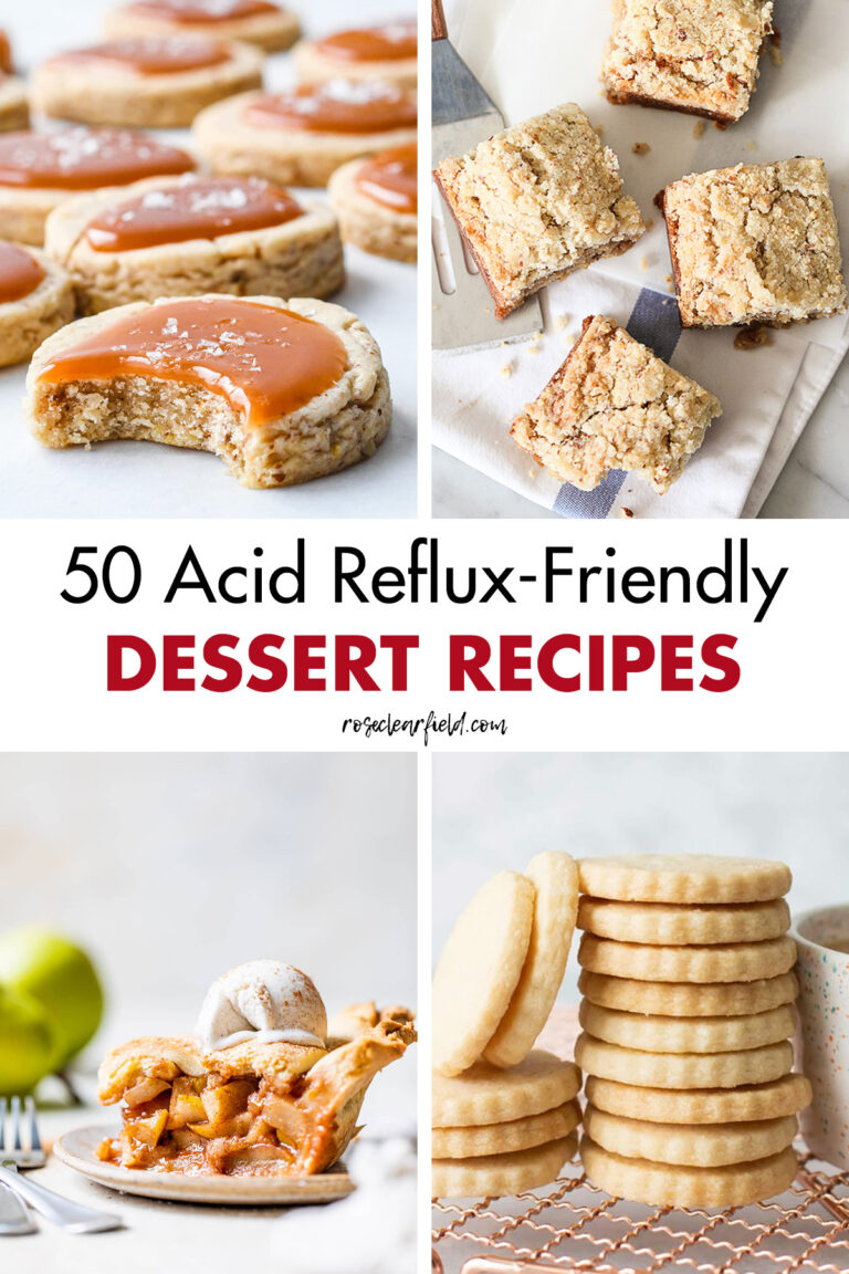 50 Acid Reflux-Friendly Dessert Recipes - Rose Clearfield
