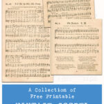 A Collection of Free Printable Vintage Gospel Hymns Sheet Music