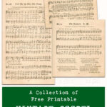 A Collection of Free Printable Vintage Gospel Hymns Sheet Music