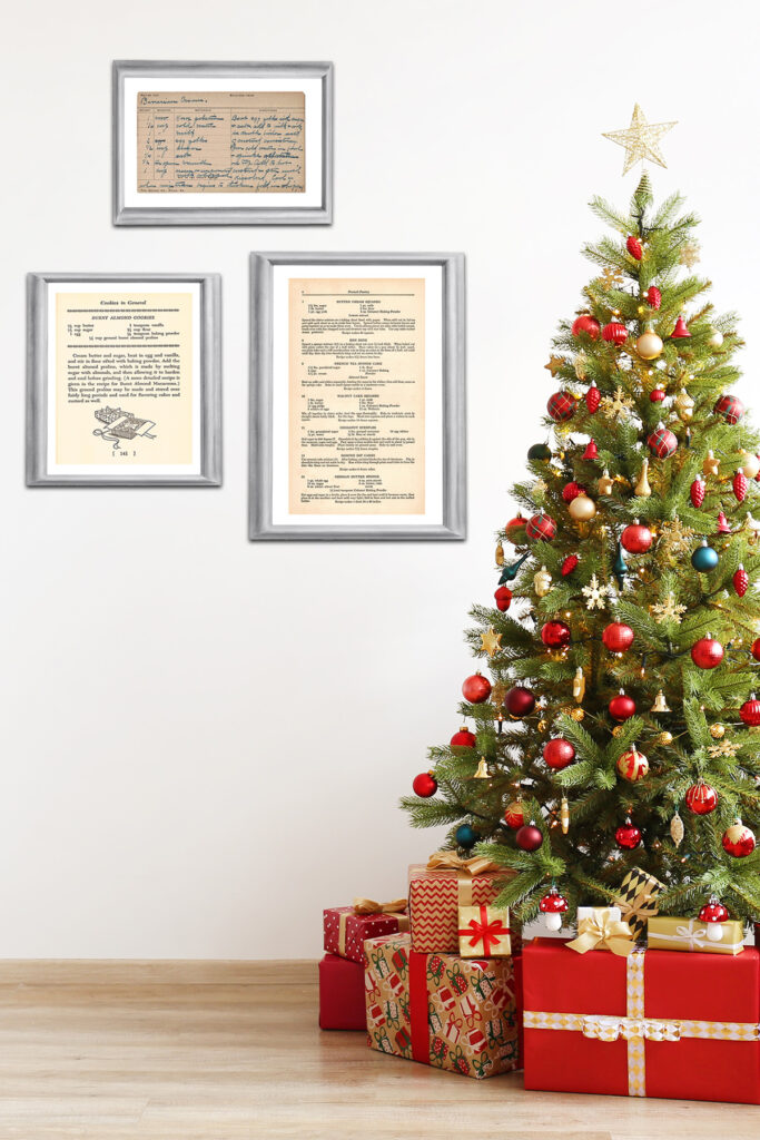 Framed Recipe Art Mockup