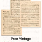 Free Vintage Gospel Hymns Sheet Music