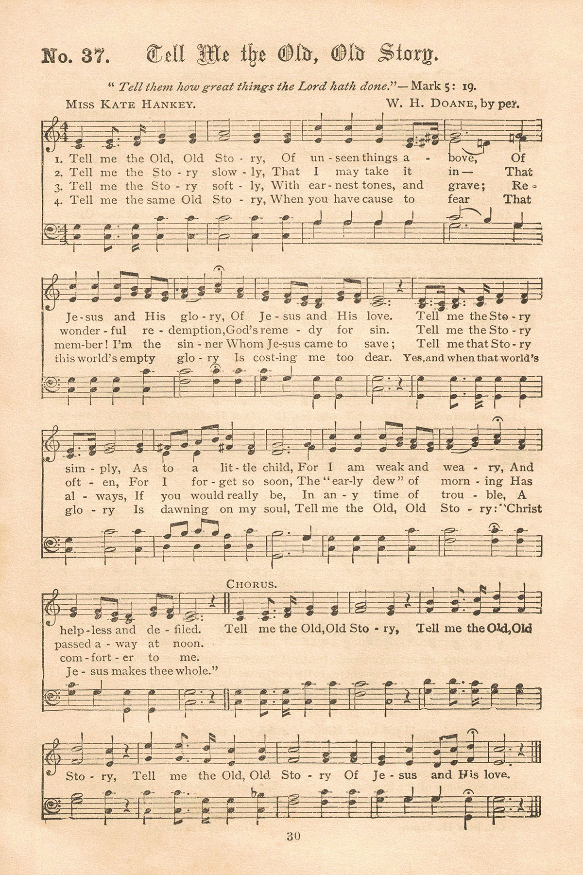 Oh How I Love Jesus Printable Vintage Hymn Print Antique 