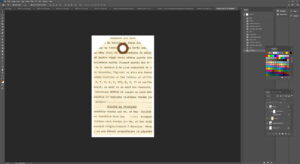 Journal Tag Circle Around Hole With Noise