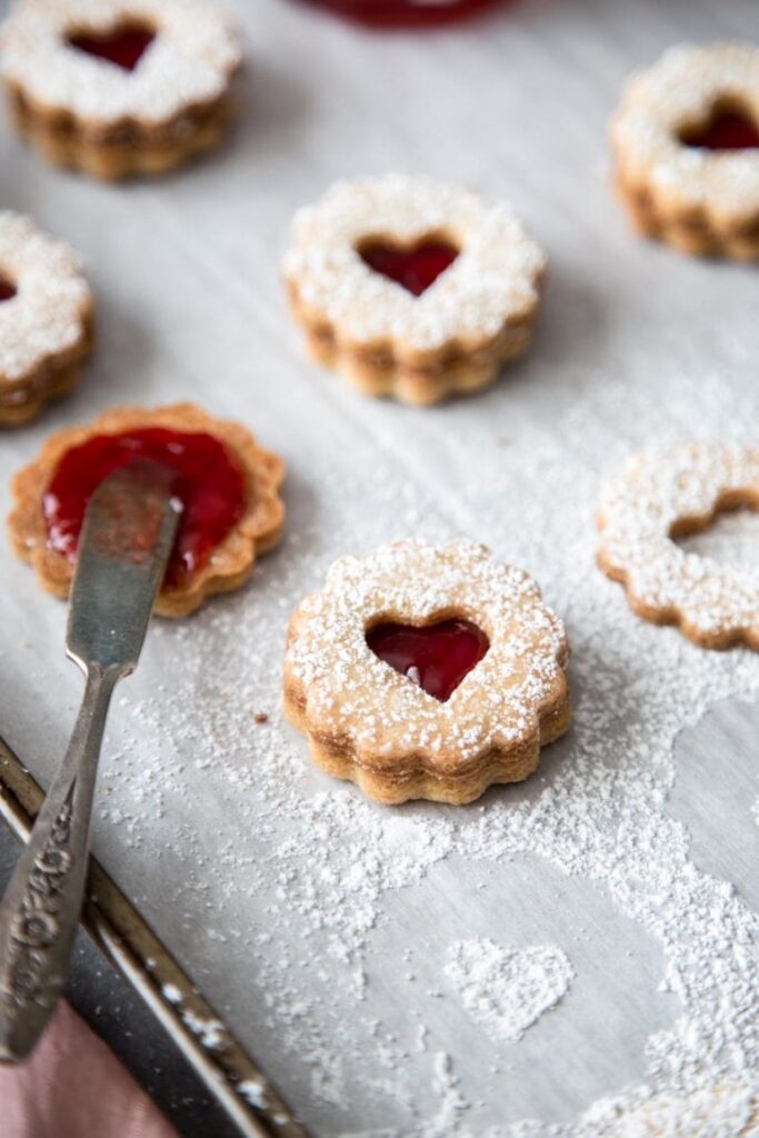 Linzer Cookies Oh Sweet Basil