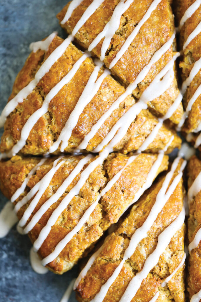 Pumpkin Spice Latte Scones Damn Delicious