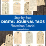 Step-by-Step Digital Journal Tags Photoshop Tutorial