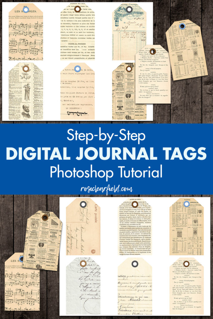 Step-by-Step Digital Journal Tags Photoshop Tutorial