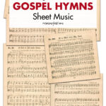 Vintage Printable Gospel Hymns Sheet Music