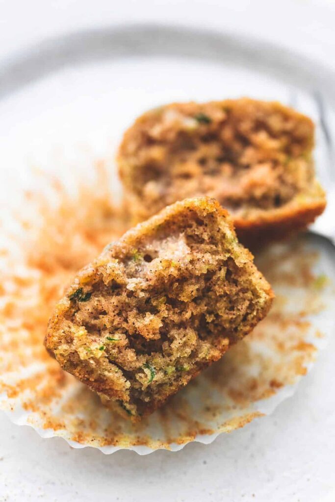 Zucchini Bread Muffins Cream de la Crumb