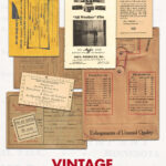 Vintage Film Photography Printable Ephemera Set