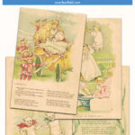 11 Vintage Printable Fairy Soap Fairy Tales with Color Illustrations