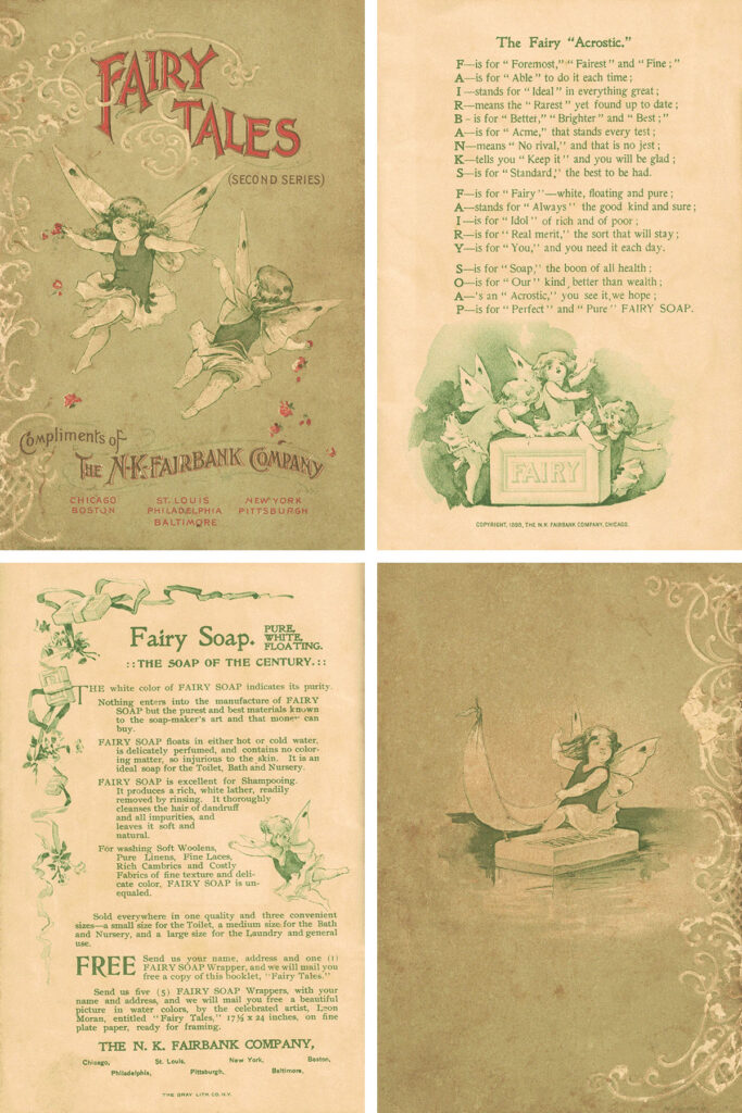 Fairy Tales First Last Pages Collage