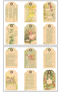 Fairy Tales Journal Tags 8.5x11 Pages Preview