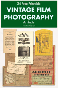 24 Free Printable Vintage Film Photography Artifacts