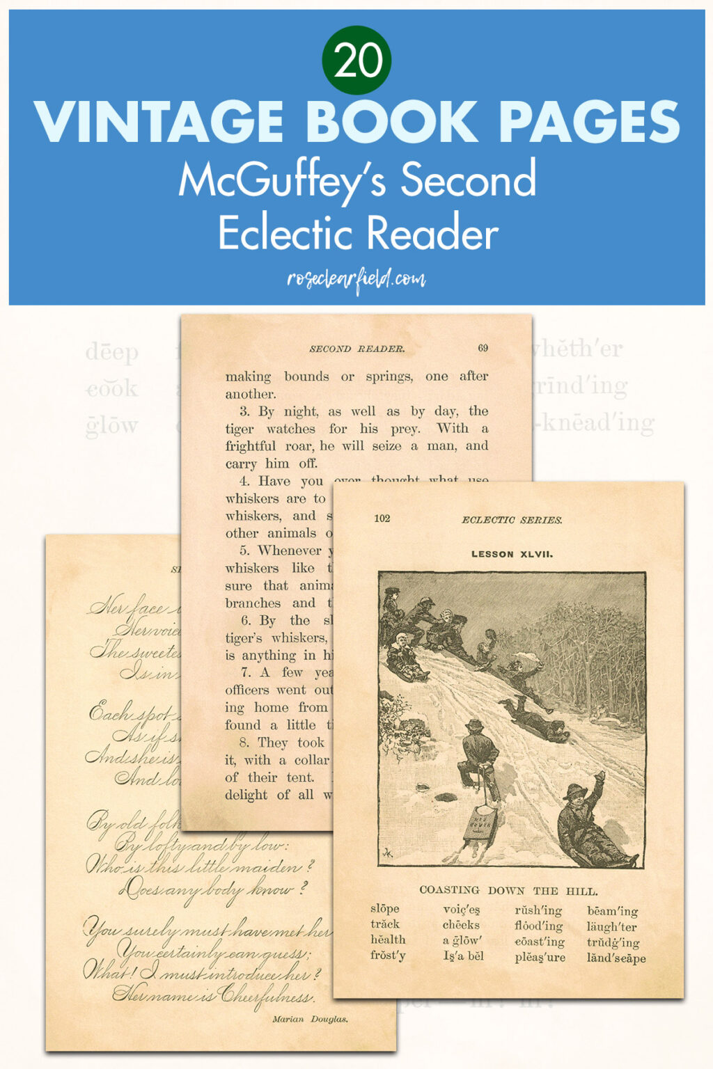 Free Printable Vintage Travel Journal Pages • Rose Clearfield