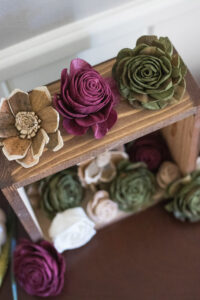 Easy Fall Decor Sola Wood Flowers