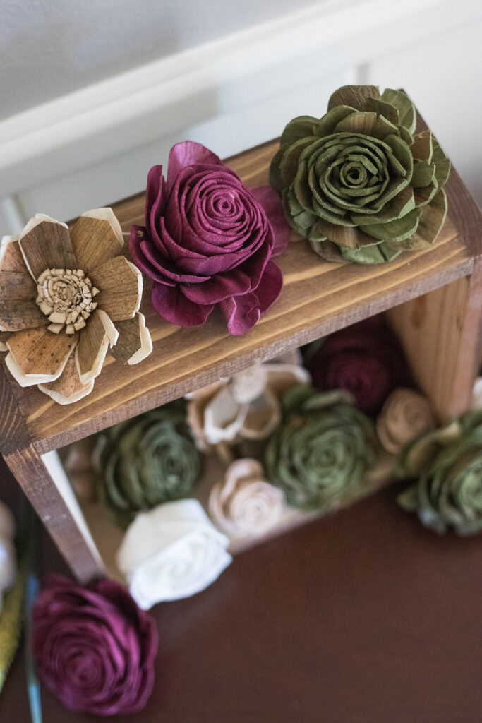 Easy Fall Decor Sola Wood Flowers