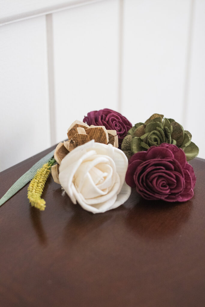 Easy Fall Decor Sola Wood Flowers