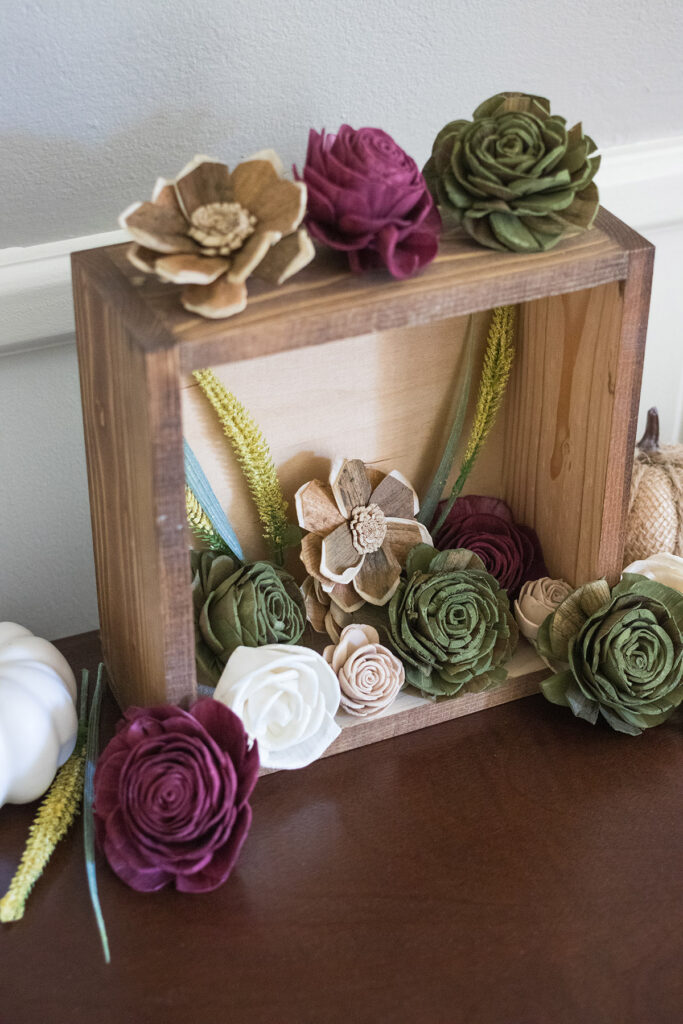 Easy Fall Decor Sola Wood Flowers