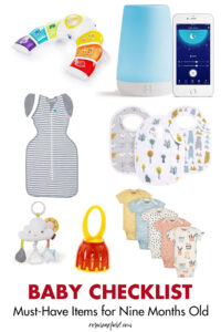 Baby Checklist Must Have Items for Nine Months Old