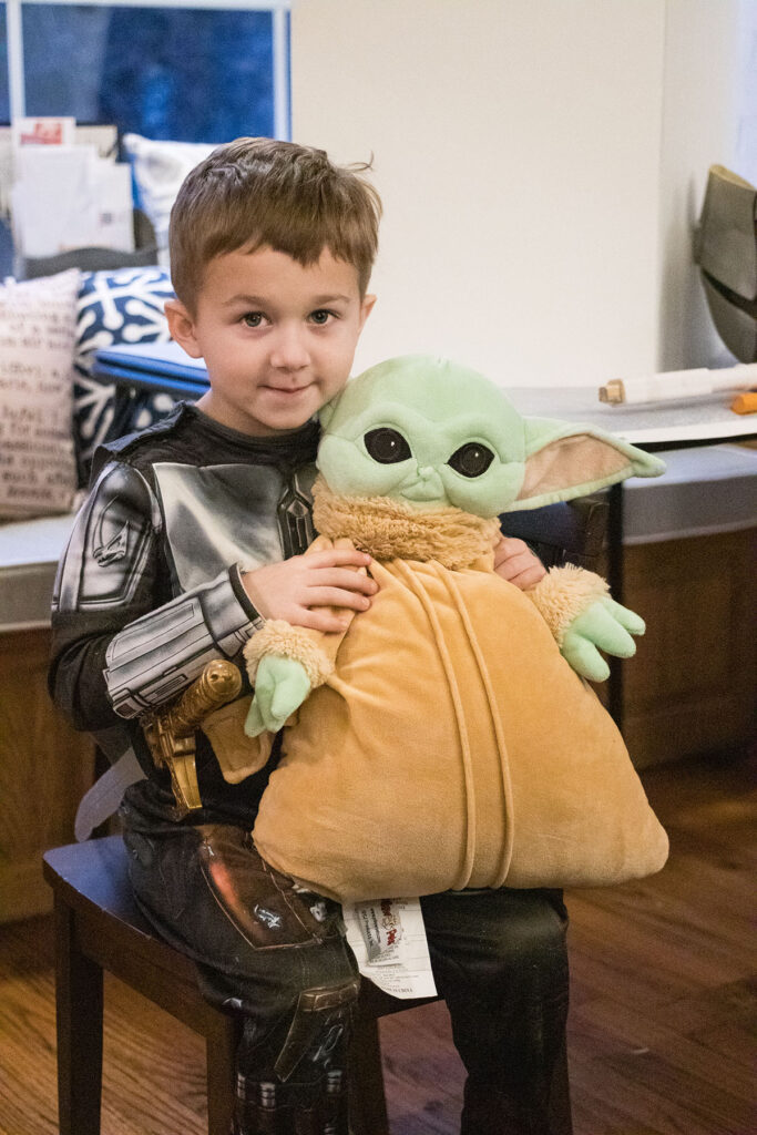 Tommy and Baby Yoda