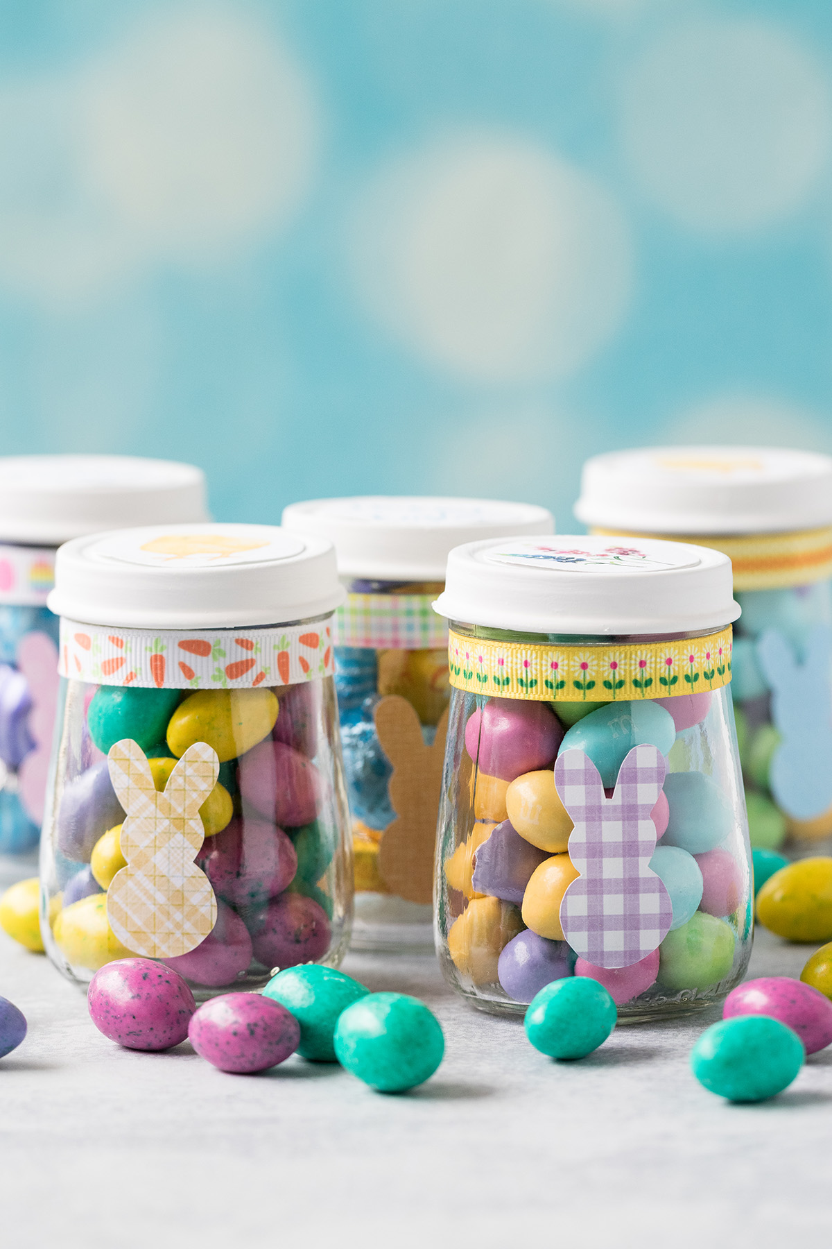 Easter mason jar craft favors