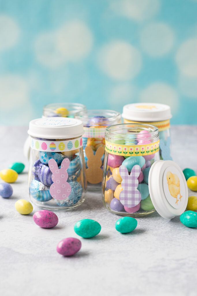 Upcycled Easter Mini Treat Jars