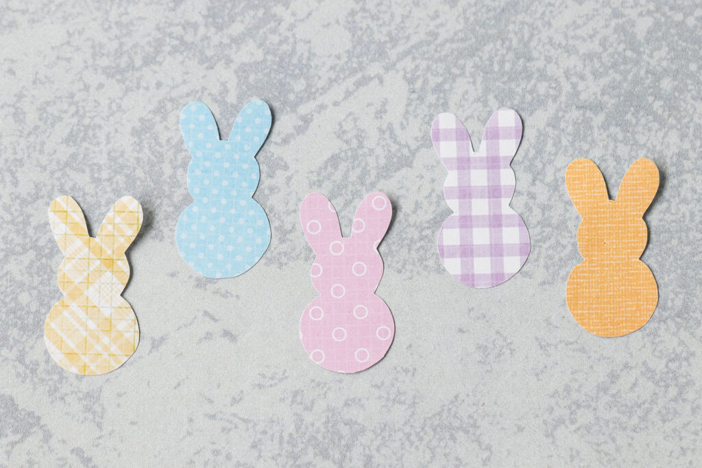 Scrapbook Paper Bunnies