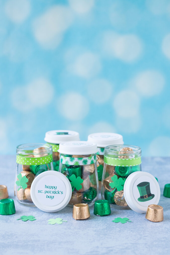 DIY St. Patrick's Day Mini Treat Jars