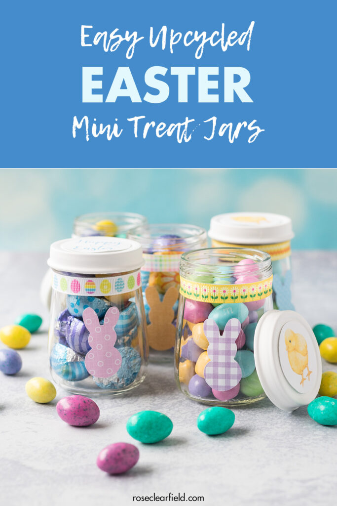 Easy Upcycled Easter Mini Treat Jars