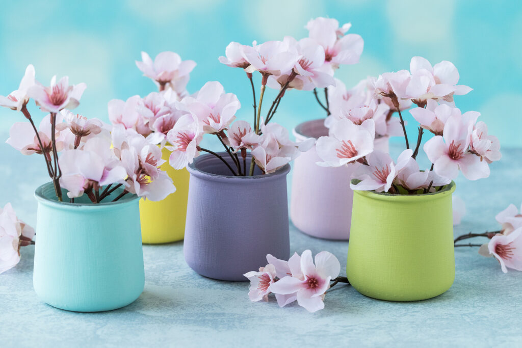 DIY Oui Yogurt Jar Vases