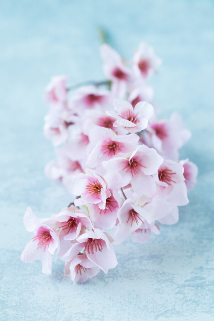 Faux Cherry Blossom Stems